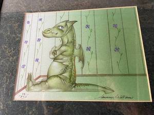 lot 20 image: Small Dragon Print