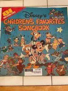 lot 60 image: Vintage Disney Songbook - paper