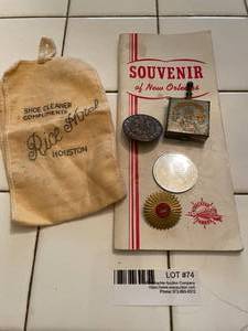 lot 74 image: Old South Big Easy &amp Rice Hotel memorabilia