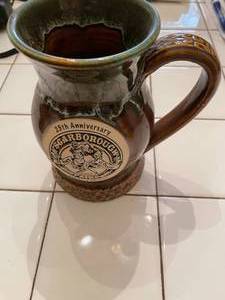 lot 80 image: Scarborough 25th Anniversary LTD stein #121
