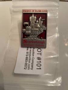 lot 101 image: 2019 SRF Friend of Faire Pin