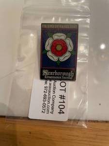 lot 104 image: 2007 SRF Friend of Faire Pin (the small pin year)