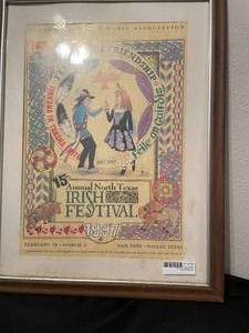 lot 158 image: 15th Annual NTIF Poster Framed