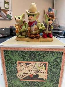 lot 42 image: RMs Pocket Dragons - Three Tough Dragons from Texas