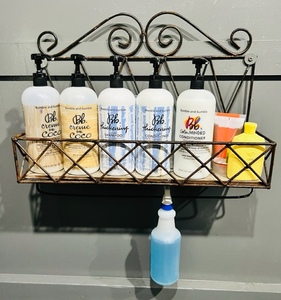 lot 24 image: Hair Wash Station Product Rack (contents not included)