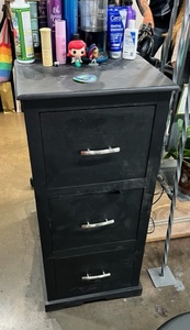lot 62 image: 3 Drawer Storage Cabinet