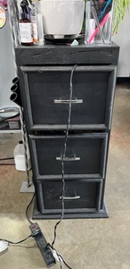 lot 78 image: 3 Drawer Storage Cabinet