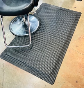 lot 85 image: Black Multi-Density Salon Mat