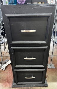 lot 93 image: 3 Drawer Storage Cabinet