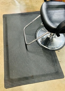 lot 95 image: Black Multi-Density Salon Mat