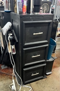 lot 98 image: 3 Drawer Storage Cabinet