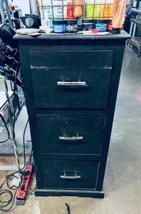 lot 99 image: 3 Drawer Storage Cabinet