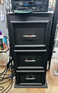 lot 105 image: 3 Drawer Storage Cabinet