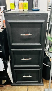 lot 108 image: 3 Drawer Storage Cabinet