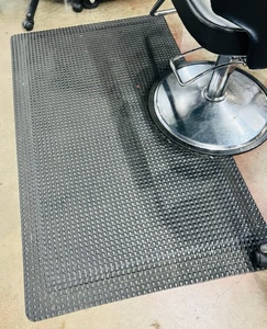 lot 112 image: Black Multi-Density Salon Mat