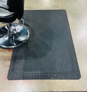 lot 115 image: Black Multi-Density Salon Mat