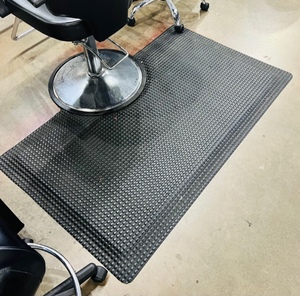 lot 118 image: Black Multi-Density Salon Mat