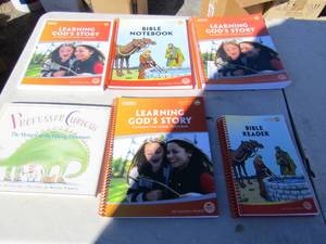 lot 47 image: Books- Learning Gods story for children and by my fathers word
