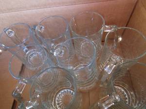 lot 62 image: 8 Beer mugs ready  for summer entertainment