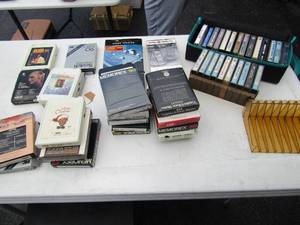 lot 85 image: Lot of 8 Track and cassette tapes in case
