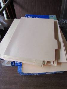 lot 229 image: Over 50 hanging file folders