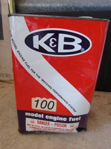 lot 287 image: 4 NEW K&B 100 model engine fluid