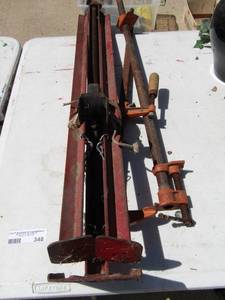 lot 348 image: BUMPER JACK,  BAR CLAMPS