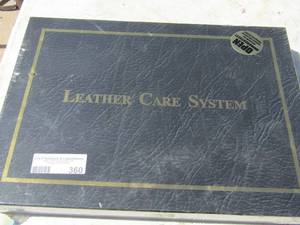 lot 360 image: NEW leather care kit system