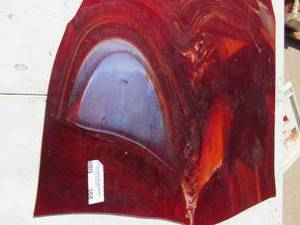 lot 368 image: Uncut piece of stained glass