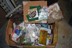 lot 61 image: Box full of Fun Craft and Decorating Items