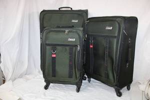 lot 115 image: Set of 3 Coleman Luggage features Wheels and Wet Pocket Sections (One needs a little stitching)