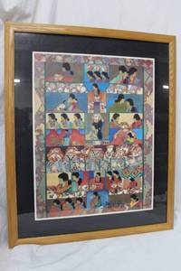 lot 172 image: Amado Pena Signed Framed Print 29x35