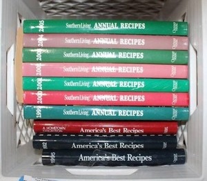 lot 255 image: Cookbooks Southern Living Annual Recipes and Americas Best Recipes