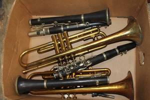 lot 257 image: Instruments Trumpets and Claironets