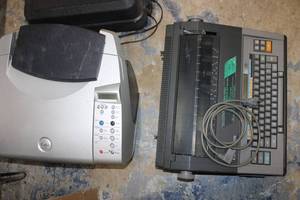 lot 259 image: Canon S-68S Manual Typewriter, Dell ScannerCopier, Fax Machine