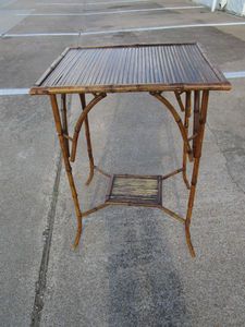 lot 96 image: BAMBOO ACCENT TABLE