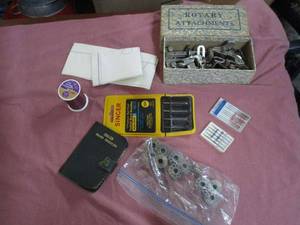 lot 111 image: SEWING MACHINE ATTACHMEMTS AND ACCESSORIES