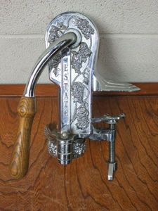 lot 28 image: VINTAGE METAL ESTATE BAR MOUNTED WINE OPENERCORK EXTRACTER