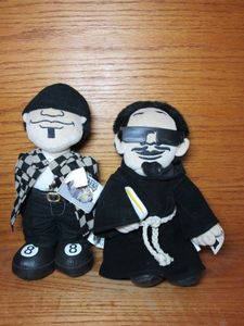 lot 13 image: HIGHLY COLLECTABLE 2001 PLUSH HOMIES, EIGHTBALL &amp EL PADRECITO
