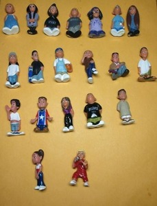 lot 20 image: COLLECTABLE HOMIES FIGURINES FROM 1990s CREATED by DAVID GONZALEZ, MULTIPLE MIJOS SERIES