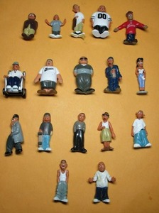 lot 24 image: COLLECTABLE HOMIES FIGURINES FROM 1990s CREATED by DAVID GONZALEZ, SERIES 4