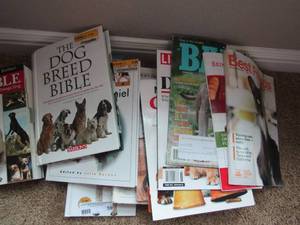 lot 59 image: DOG BOOKS TRAINING AND MORE QTY 10 PLUS