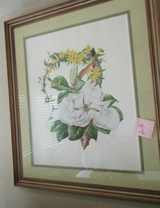 lot 26 image: BOTANICAL ART BY JEANNE HOLGATE (b.1920 - 2010) CAMELLIA 32 X 38 SIGNED 1974