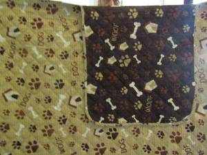 lot 100 image: DOG COUCH COVER