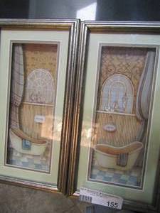 lot 155 image: 2 PHOTOS 11 X 6  -  BATH TUB SERENITY AND RELAX QUOTES