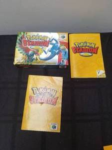 lot 3 image: Pokemon Stadium 2 - box and manual only - Nintendo 64