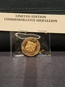 lot 13 image: Limited Edition Commemorative Medallion