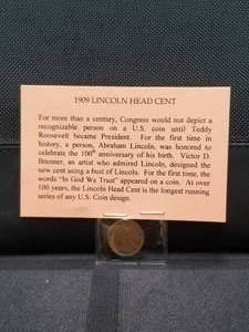 lot 28 image: Lincoln Head Cent - 1909