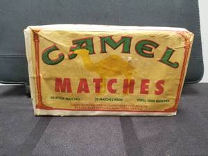 lot 17 image: Vintage Camel matches