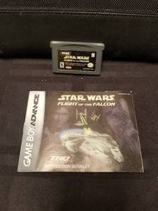 lot 107 image: Nintendo Game Boy - Star Wars - Flight of the Falcon game and manual - no box